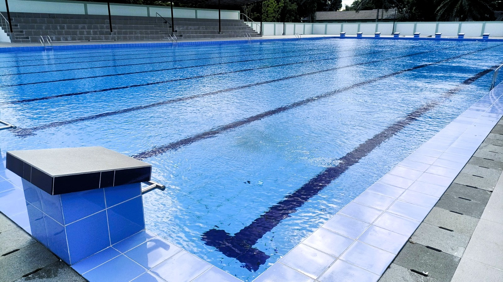 Kolam renang olimpik standar kompetisi buatan Nuansa Banyu Biru Bogor